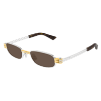 Sonnenbrille  Bottega Veneta BV1381S001-SILVER-SILVER-BROWN50